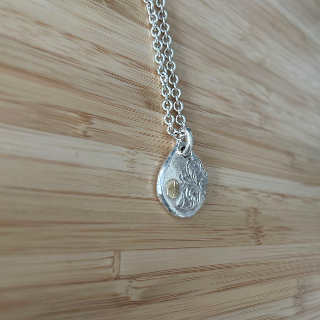 studio t&yシルバー ネックレス 唐草模様 1999年