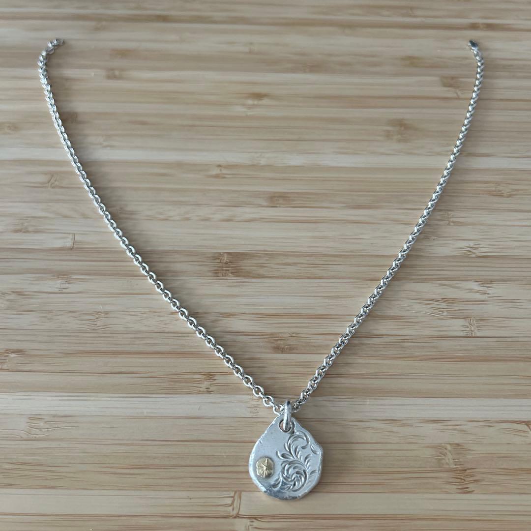 studio t&yシルバー ネックレス 唐草模様 1999年