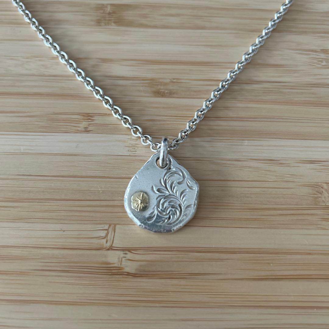 studio t&yシルバー ネックレス 唐草模様 1999年