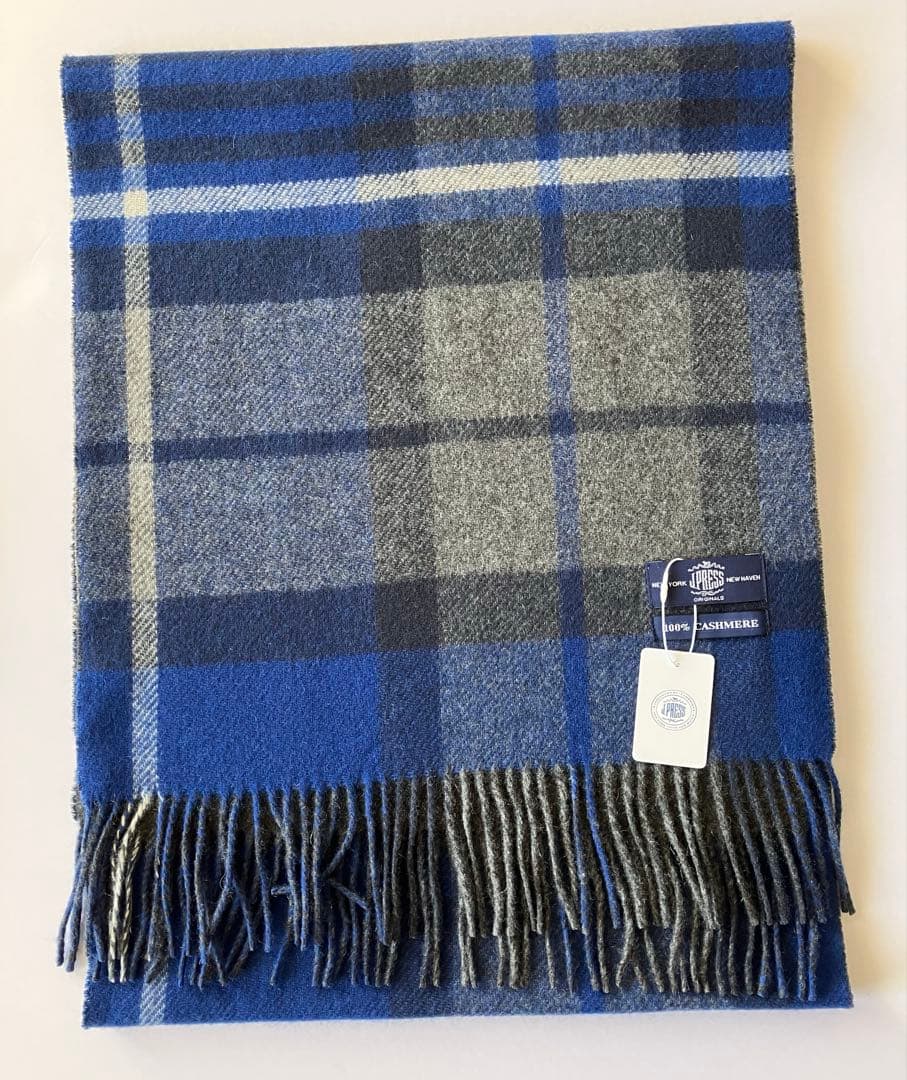 【新品】ジェイプレスJ.PRESSカシミア100%大判マフラー