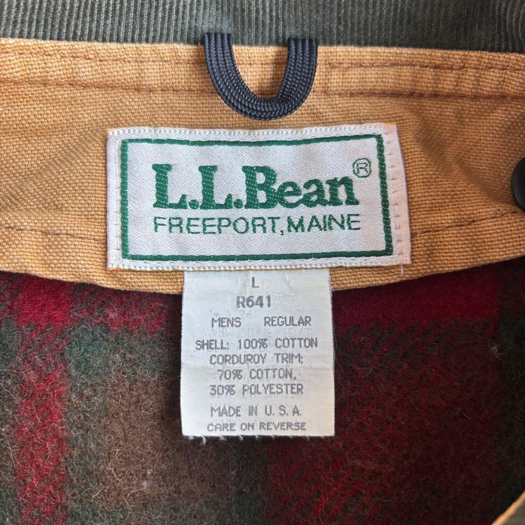 L.L.Bean ダックワークジャケット カバーオール USA製 ライナー脱着