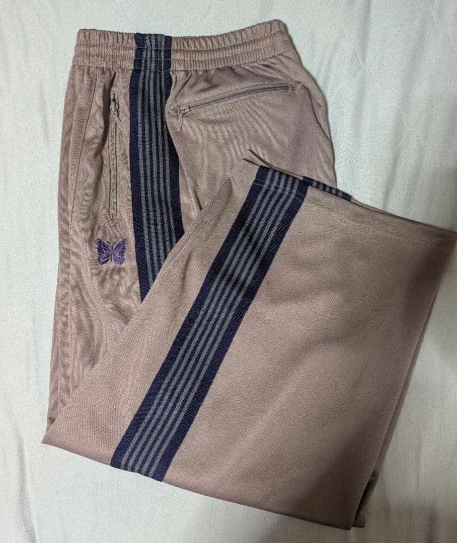 needles トラックパンツ　ライトパープル