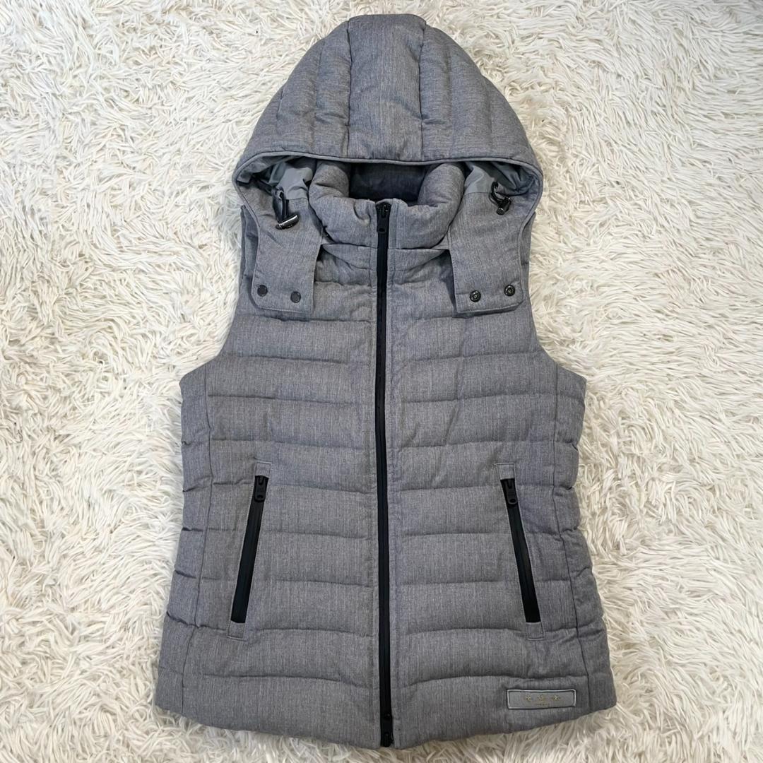 【美品】タトラス GIOCONDA ダウンベスト 2way ウール グレー 03