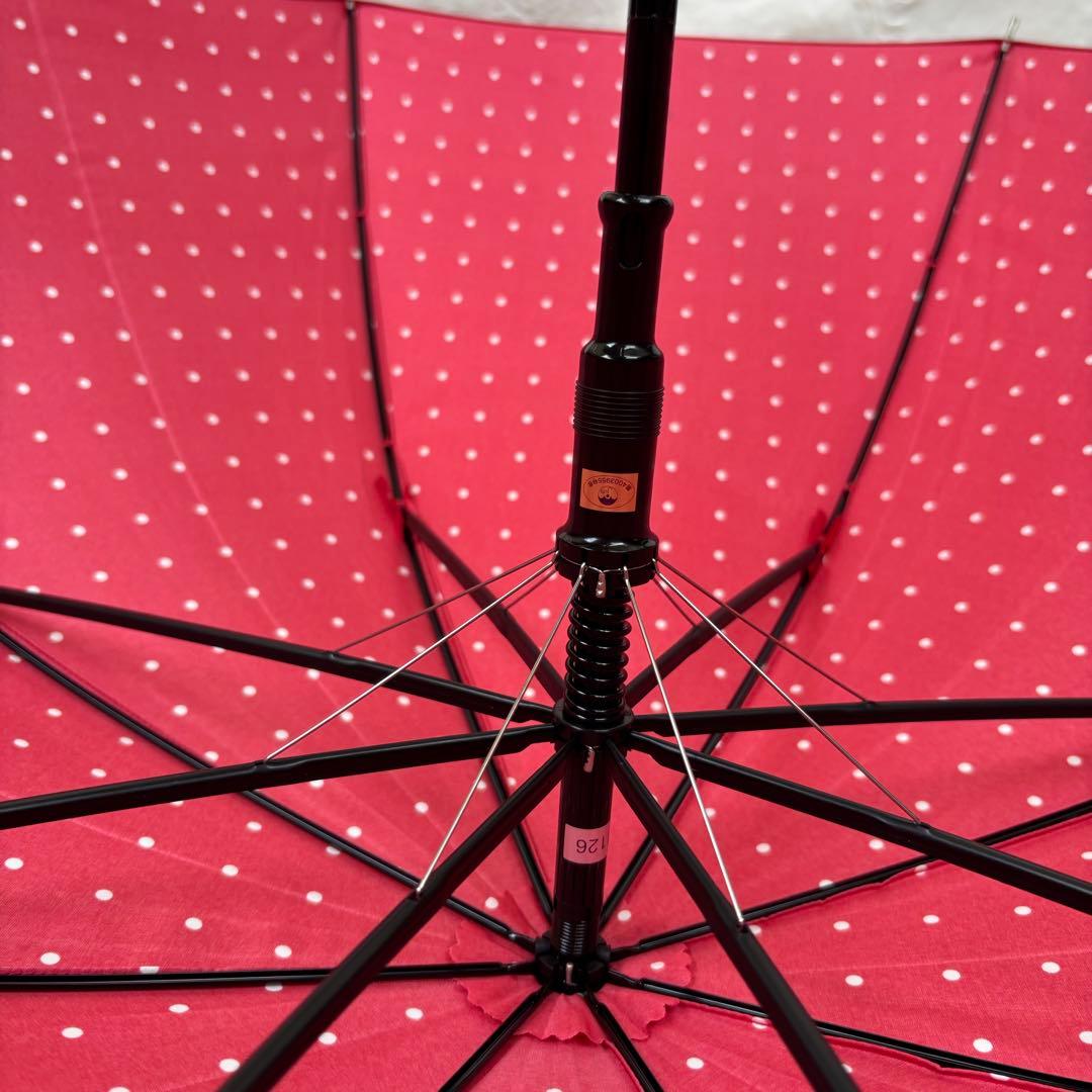 未使用品　Polo RalphLaurenポロラルフローレン 傘 赤白ドット水玉