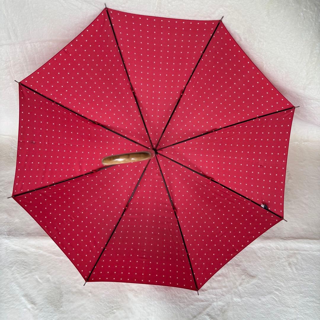 未使用品　Polo RalphLaurenポロラルフローレン 傘 赤白ドット水玉