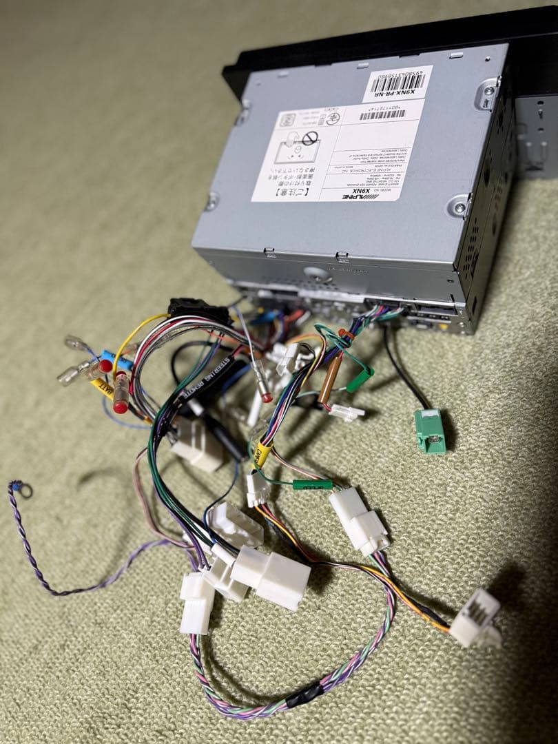 ALPINE X9NX 9インチ 配線1式付き 美品