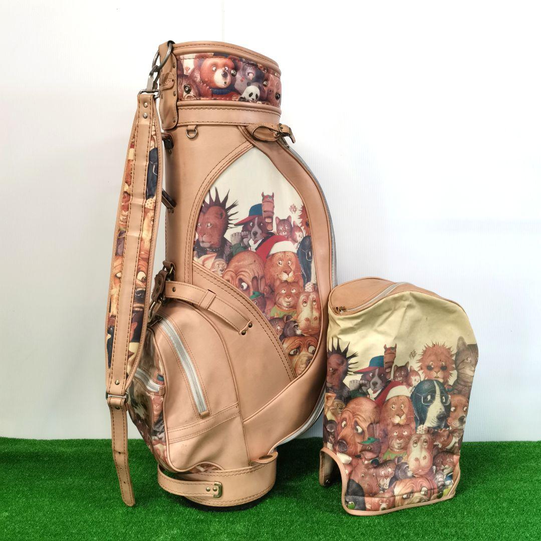 KUNIO COLLECTION☆キャディバッグ☆ゴルフバッグ☆アニマル柄
