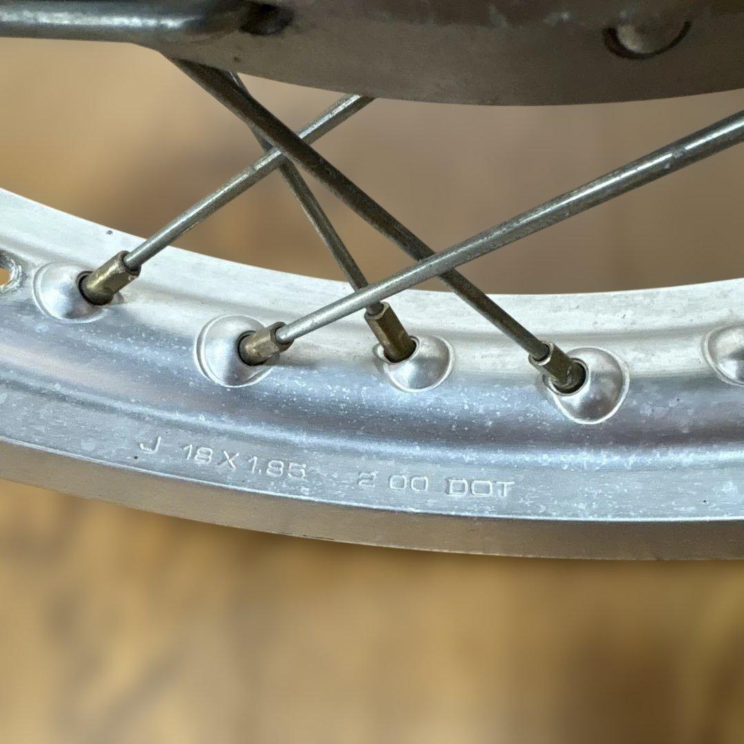 r*m様 SR500 純正F/Rホイールセット