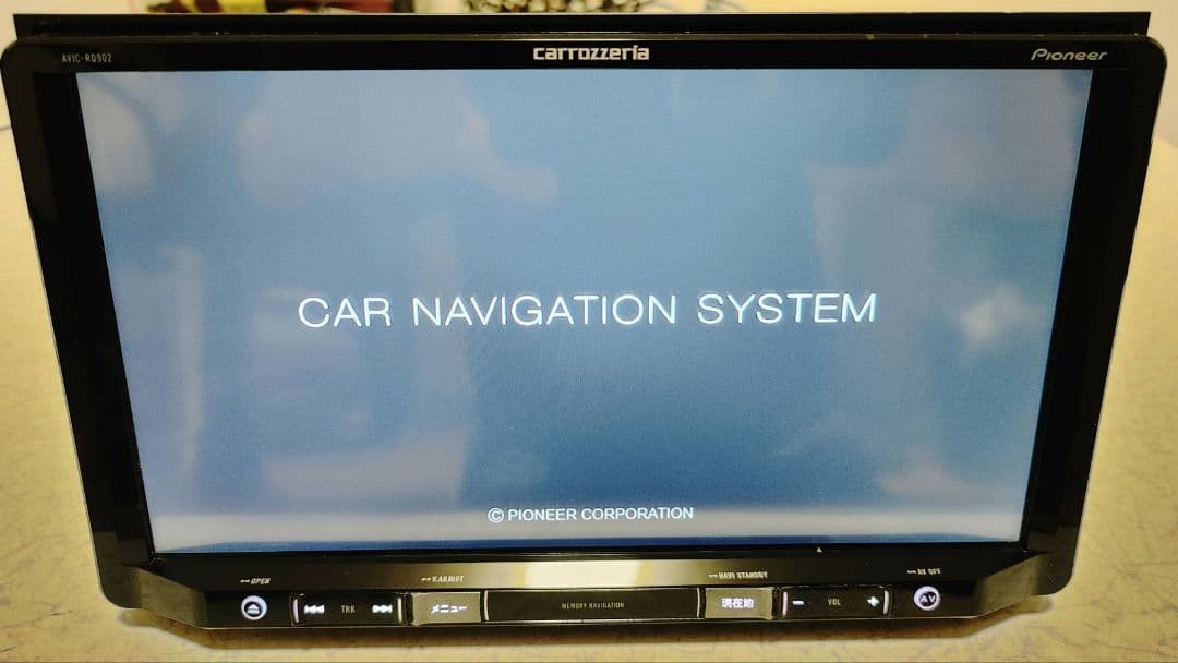 カロッツェリア メモリーナビ 楽ナビ　9インチ　RQ902　地図２１年