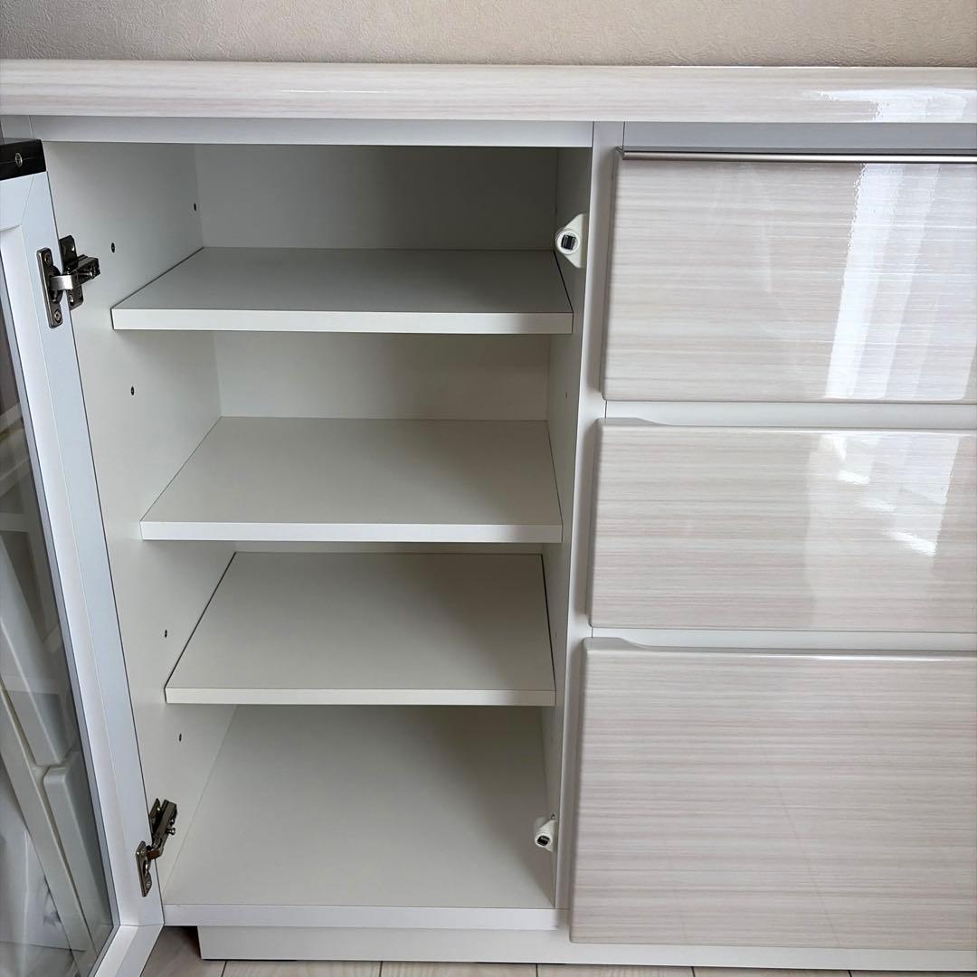 【ムラマサ】サイドボード ニトリ (ポスティア120 WH)