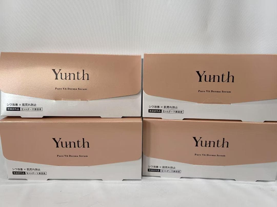 Yunth 生レチノール美容液 VAダーマセラム ハリ キメ おすすめ 毛穴4個