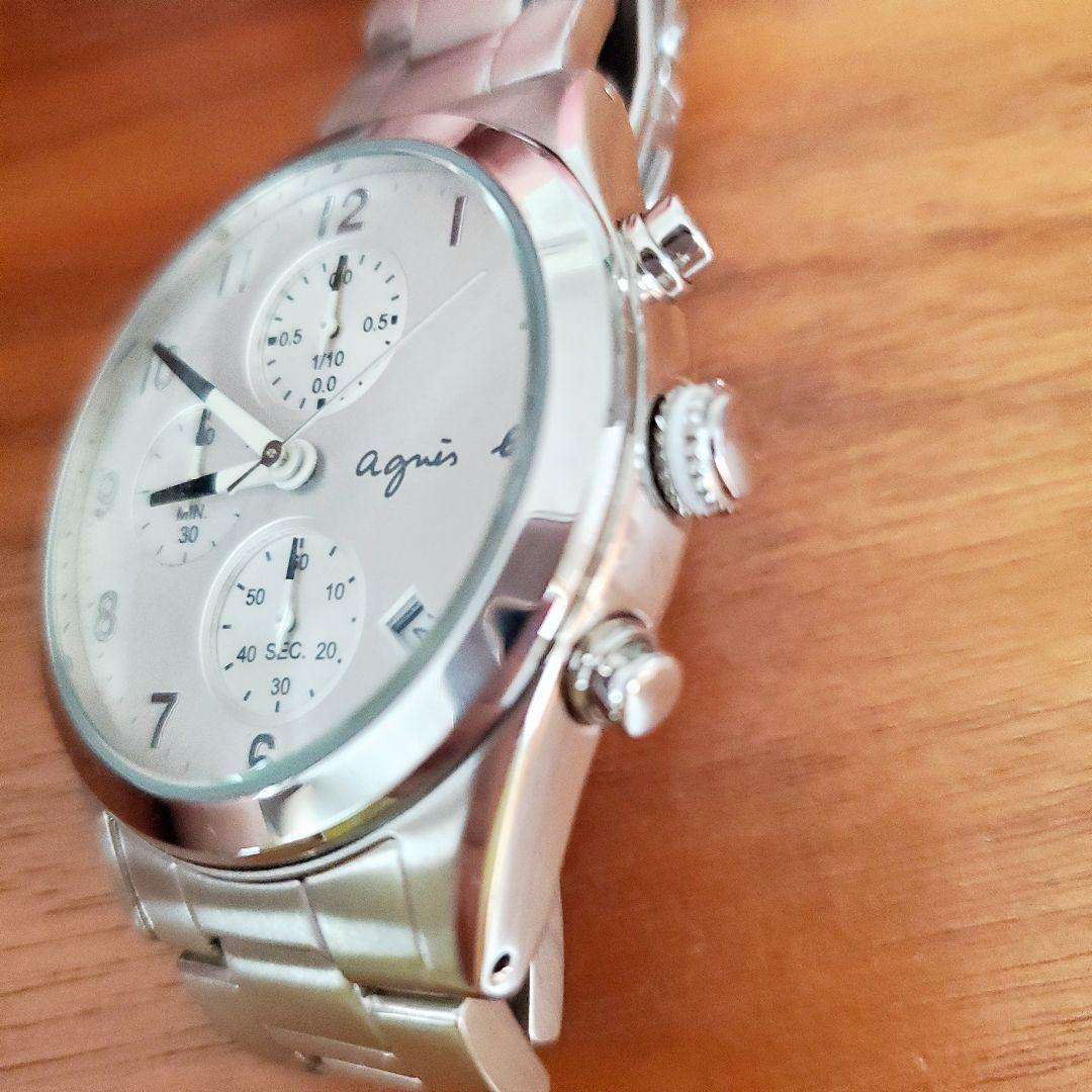 アニエスベー　メンズ　腕時計　シルバー　アナログ