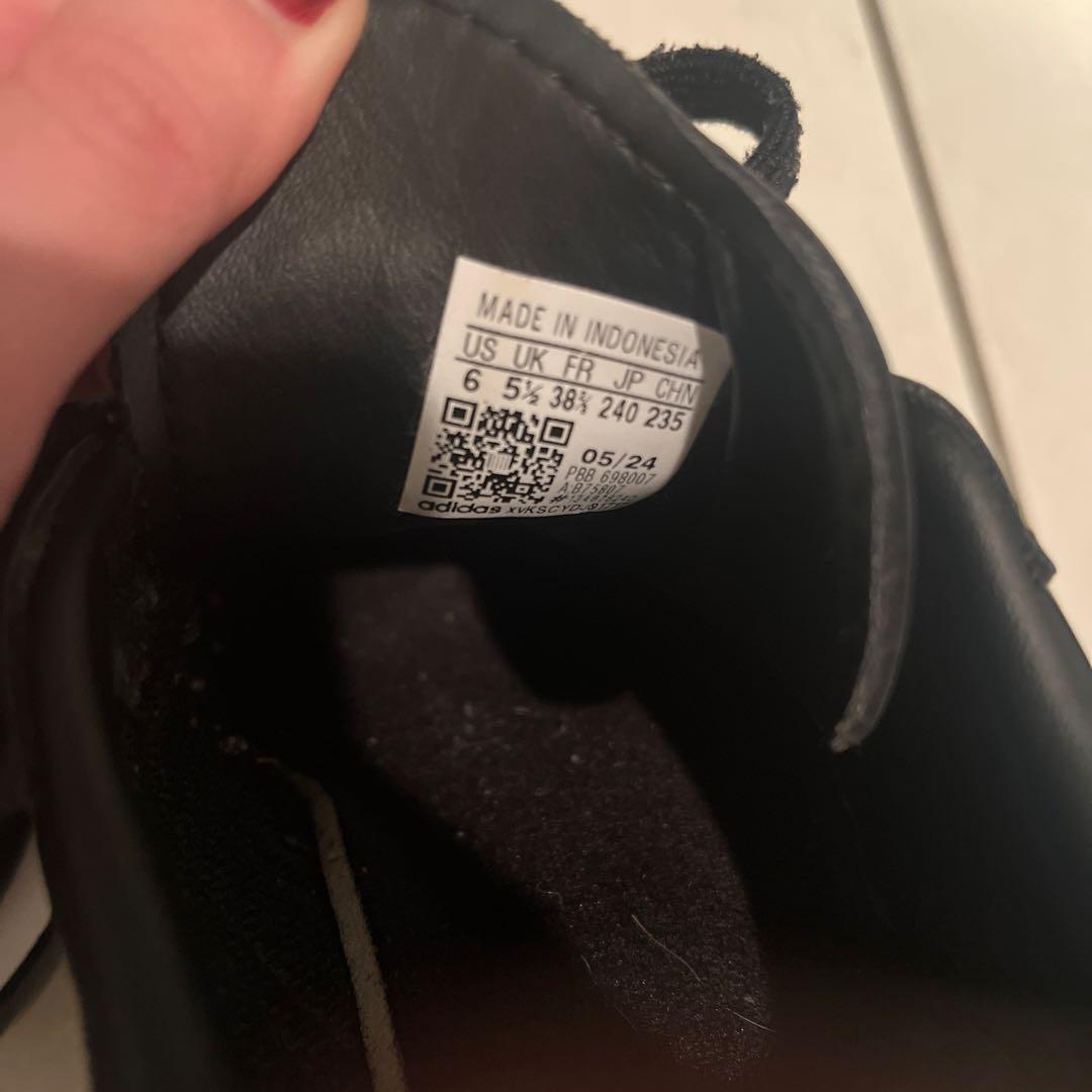 adidas samba ブラック 24.0cm スニーカー