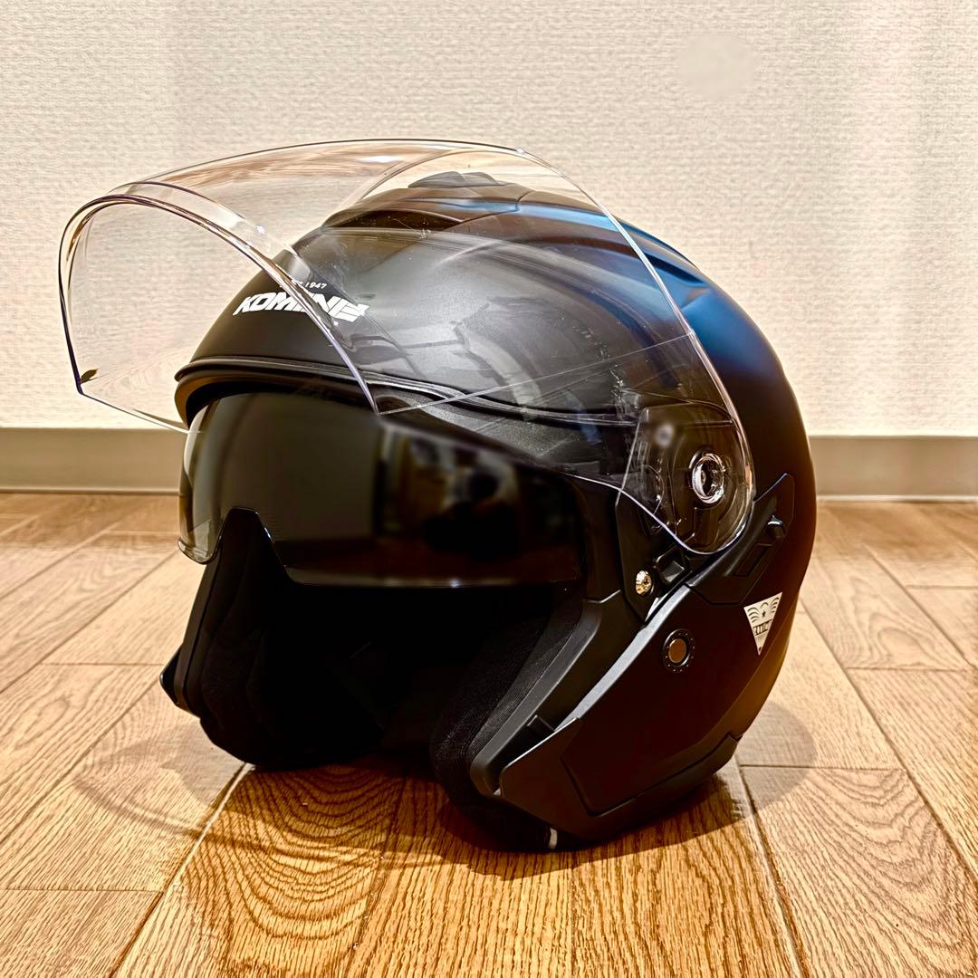 KOMINE ジェットヘルメット HK-172 マットブラック