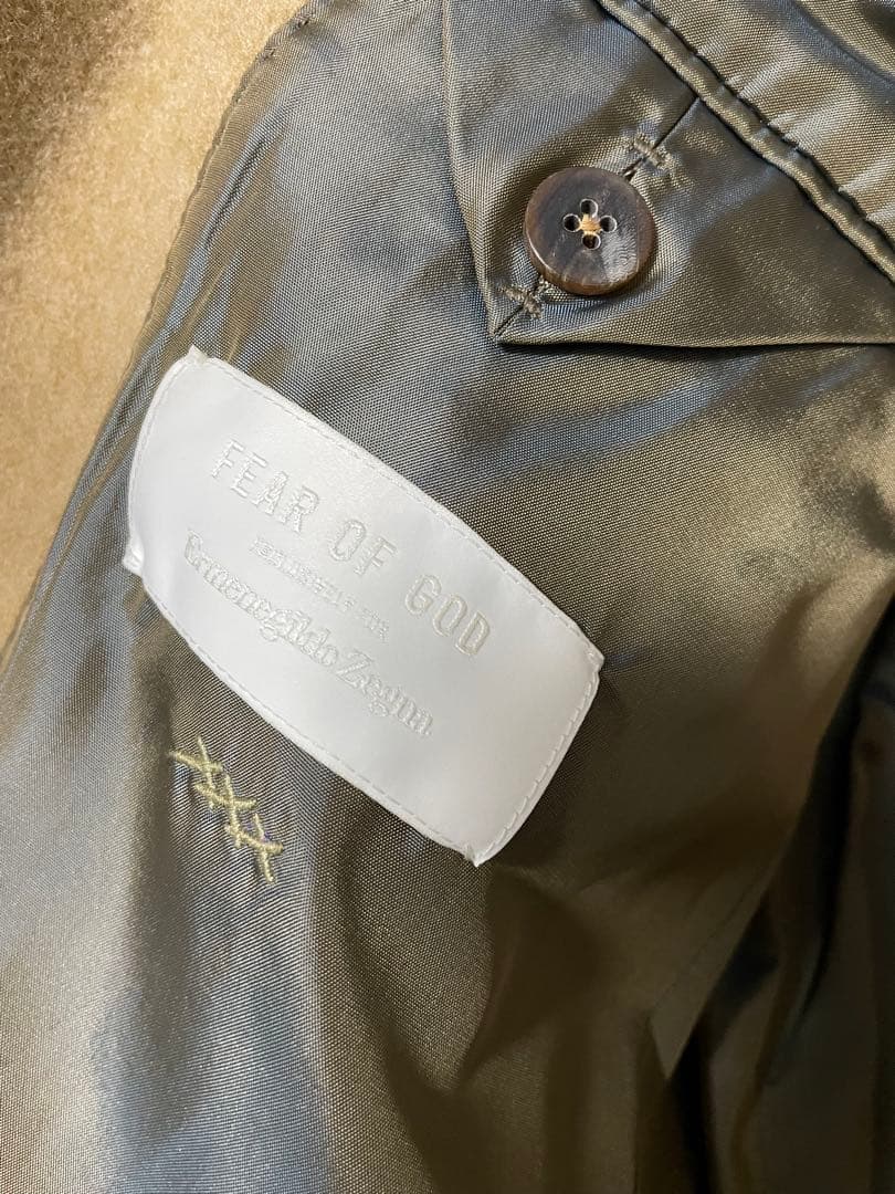 fear of god ZEGNA ベージュ チェスターコート 44