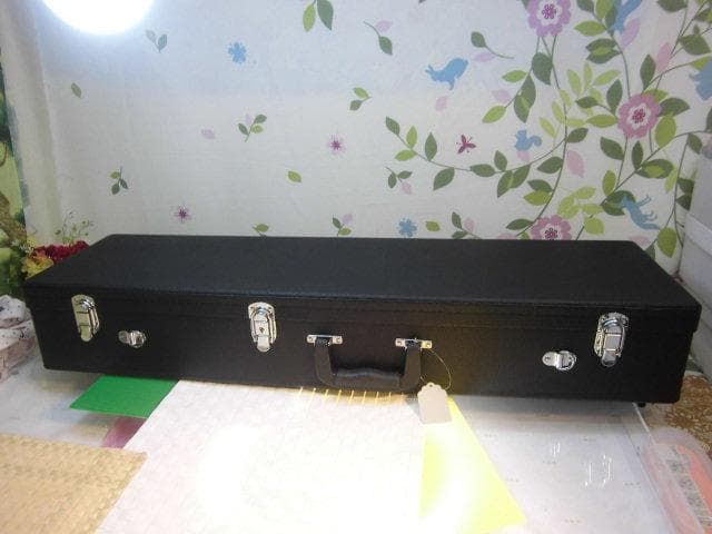 新品未使用(送料無料)11.980円　沖縄三線専用　二丁入ふかふかハードケース