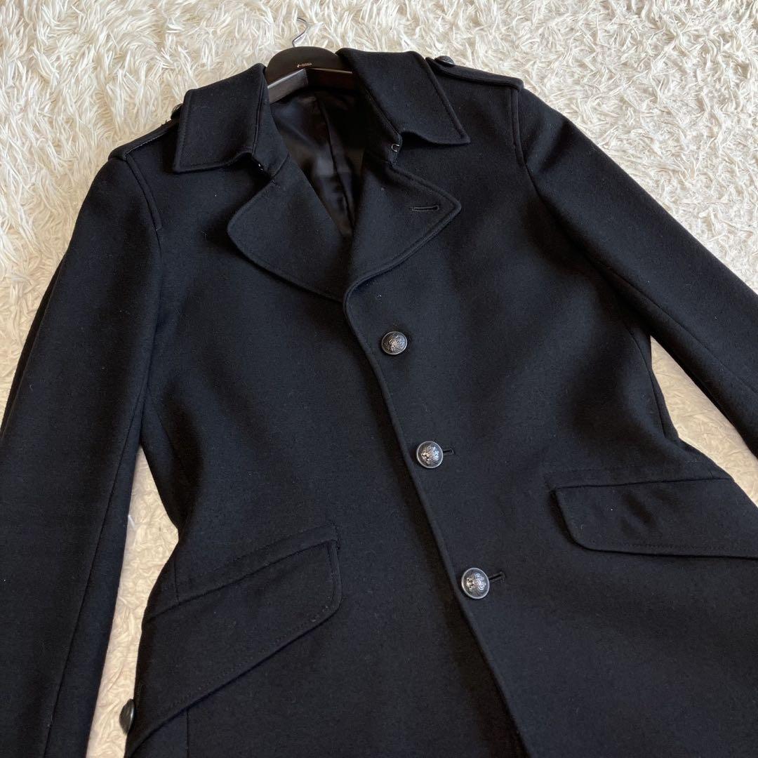 ◎美品 PS ポールスミス 花柄 着心地抜群 肉厚ウール マリンジャケット L1