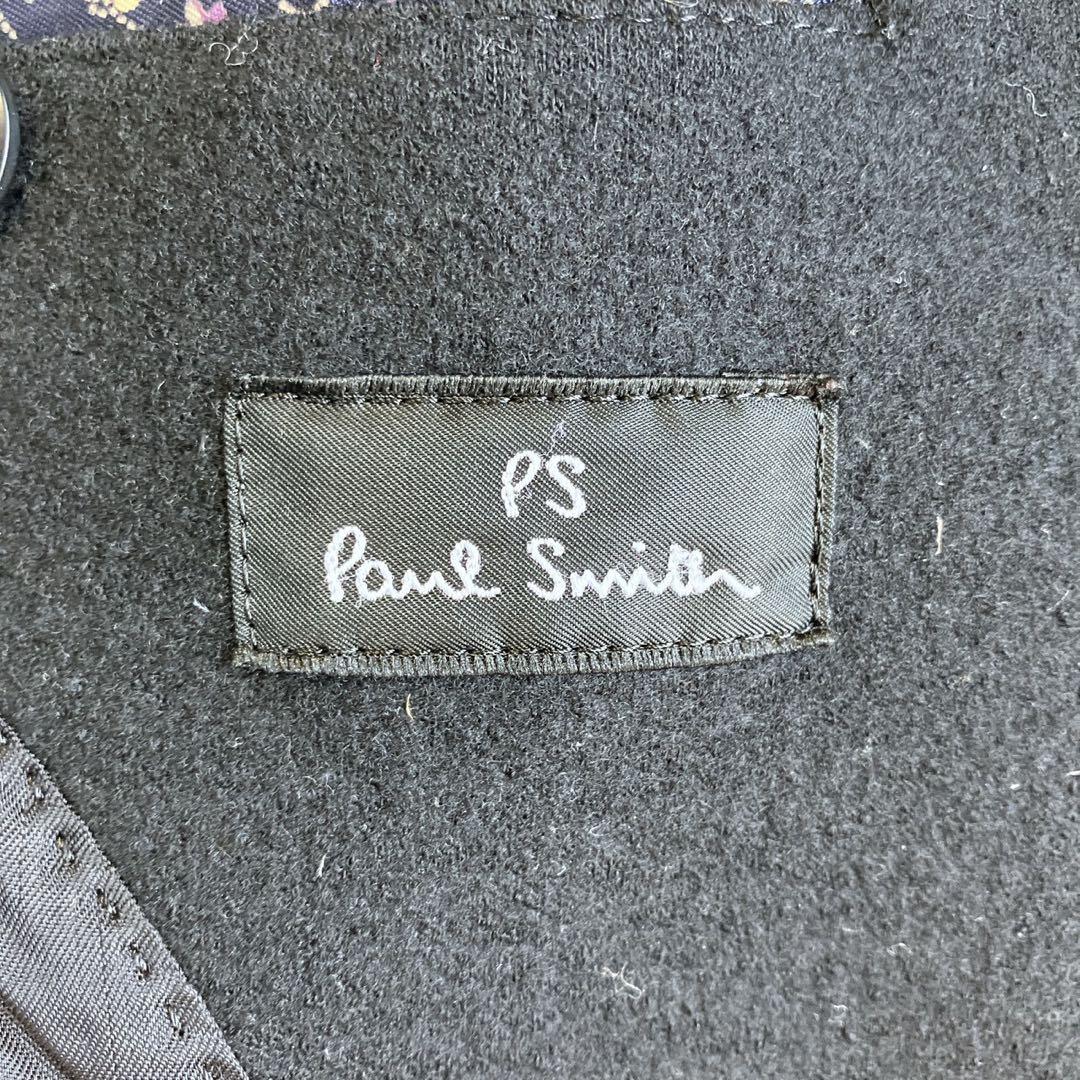 ◎美品 PS ポールスミス 花柄 着心地抜群 肉厚ウール マリンジャケット L1