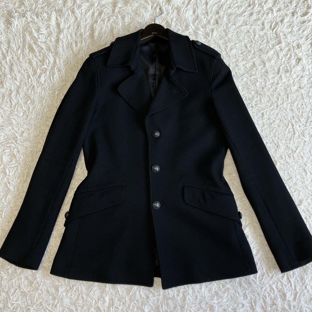 ◎美品 PS ポールスミス 花柄 着心地抜群 肉厚ウール マリンジャケット L1