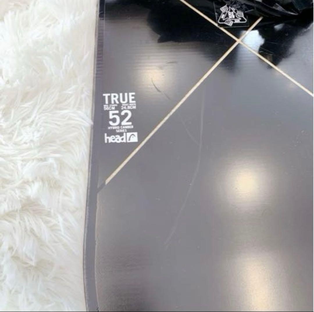 【美品】HEAD TRUE 152cmスノーボード ビンディング付き Wキャンバ