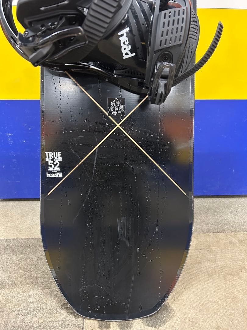 【美品】HEAD TRUE 152cmスノーボード ビンディング付き Wキャンバ