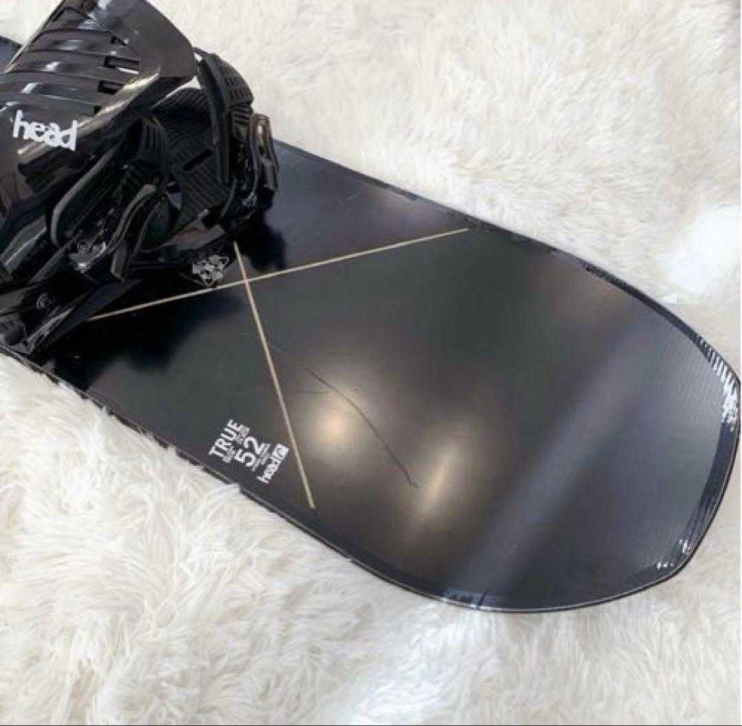 【美品】HEAD TRUE 152cmスノーボード ビンディング付き Wキャンバ