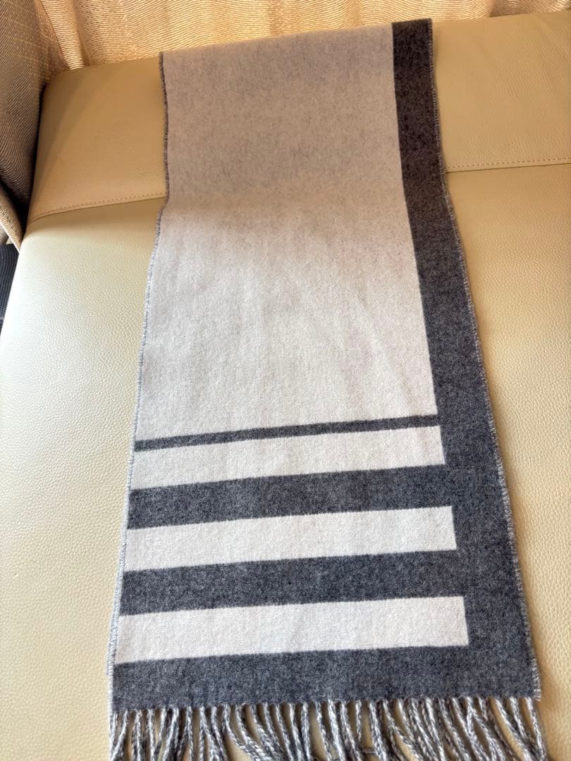 エルメス♡ラブストーリー♡マフラー♡美品♡グレー