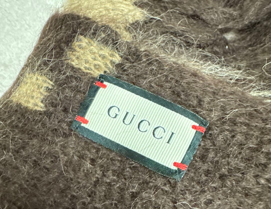 2*N様 ★グッチ★GUCCI★GG モヘア ウール スカーフ★①