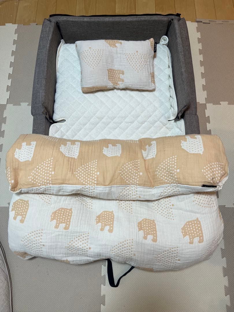 ファルスカ コンパクトベッド Free /メランジブラウン