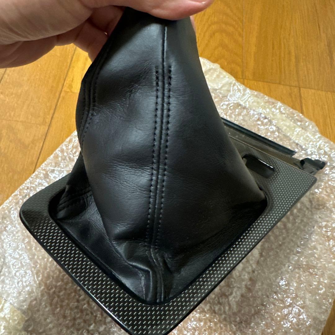 jzx100 シフトパネル　シフトブーツ　カーボン調