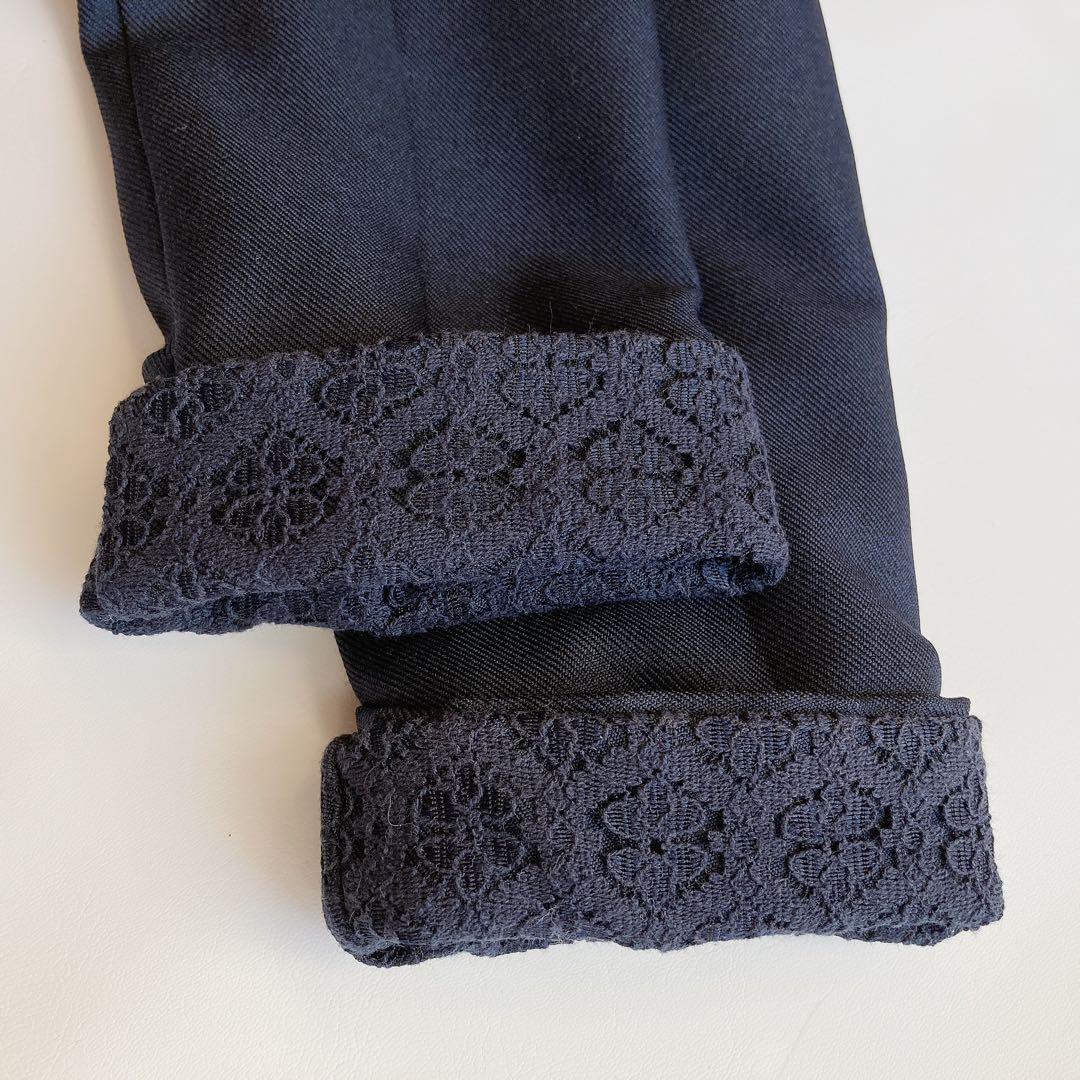 110size ネイビー×レース セレモニー 入学 卒園 フォーマル 女の子