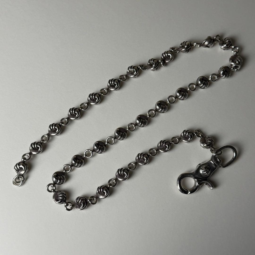 廃盤 CHROMEHEARTS ウォレットチェーン クローボール 【訳あり】