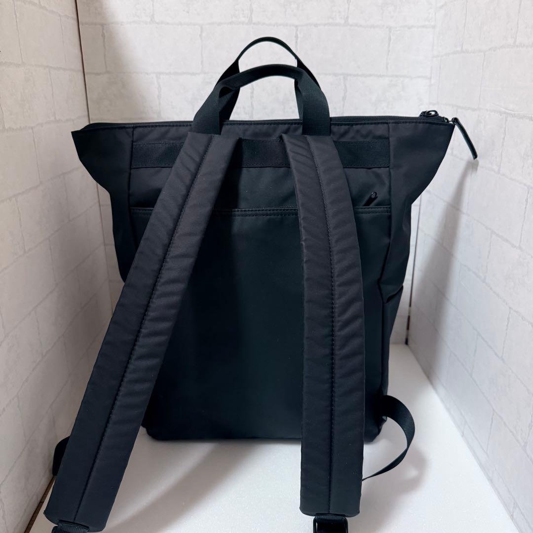 未使用級 ポーター ムース 2way デイパック L ブラック