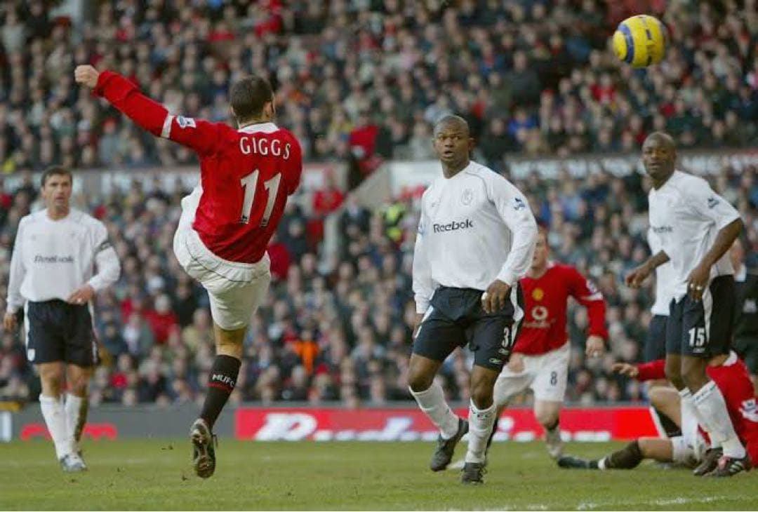 【未使用】マンチェスターU 04-05 ホーム 長袖 ギグス トータル90