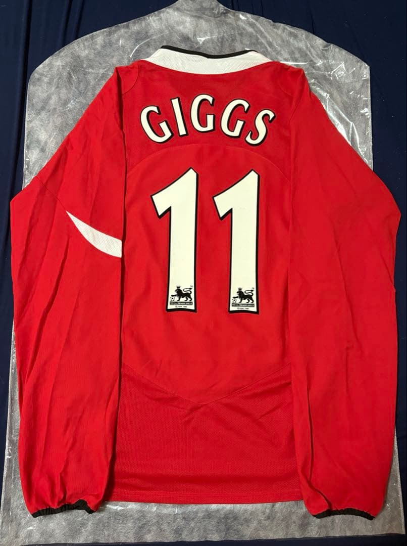 【未使用】マンチェスターU 04-05 ホーム 長袖 ギグス トータル90
