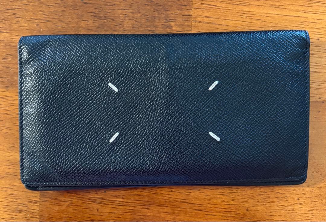 美品 定価6.8万 メゾンマルジェラ FOLD TRAVEL ２つ折り長財布