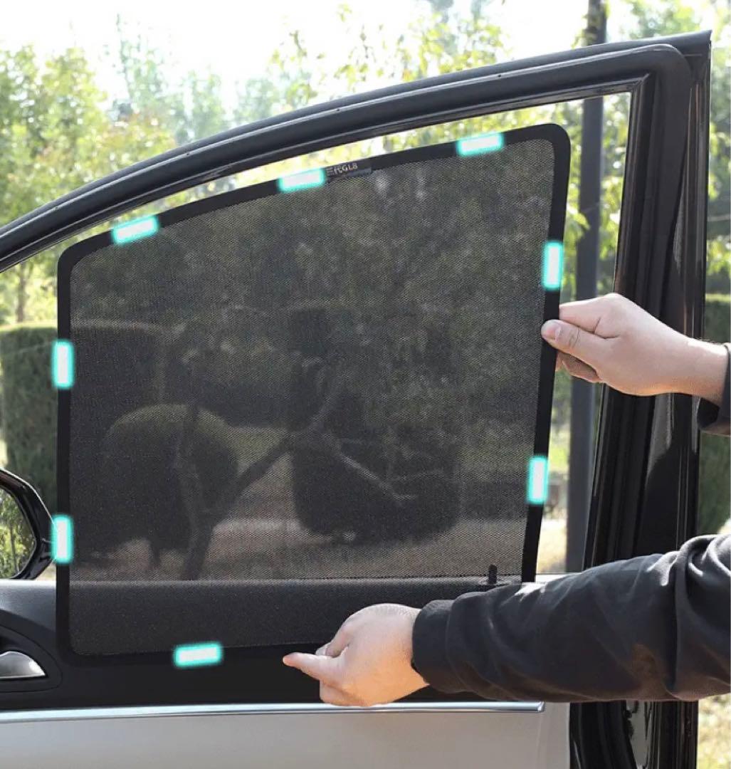 ランドクルーザープラド 150系後期専用網戸　マグネット式サンシェード