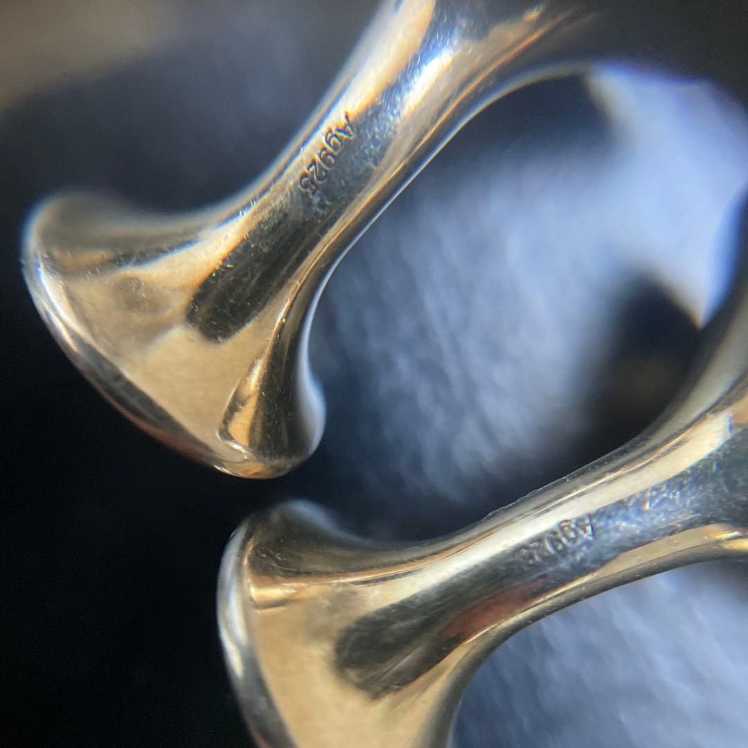 HERMES エルメス　Ag925スターリングシルバーカフス　美品