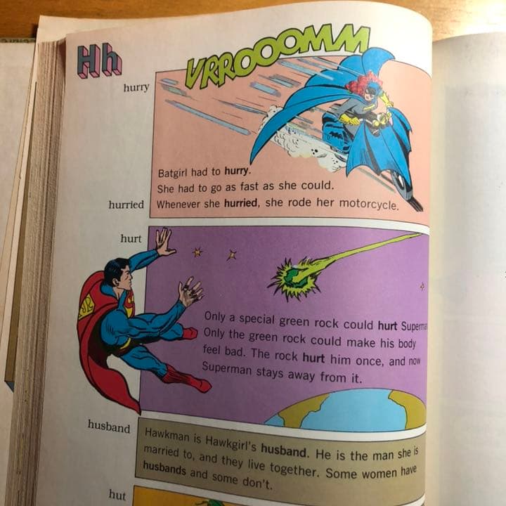 The super dictionary 英英辞典　ヴィンテージ　DCコミックス