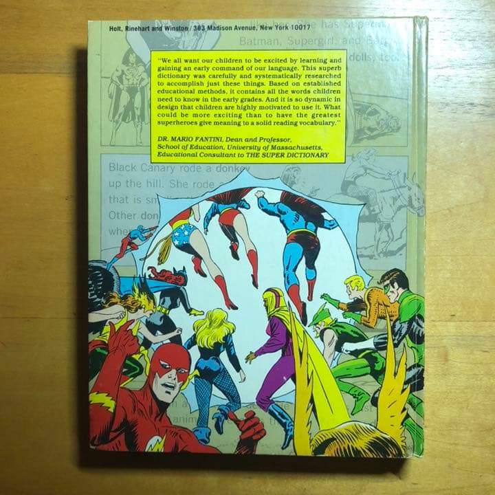 The super dictionary 英英辞典　ヴィンテージ　DCコミックス