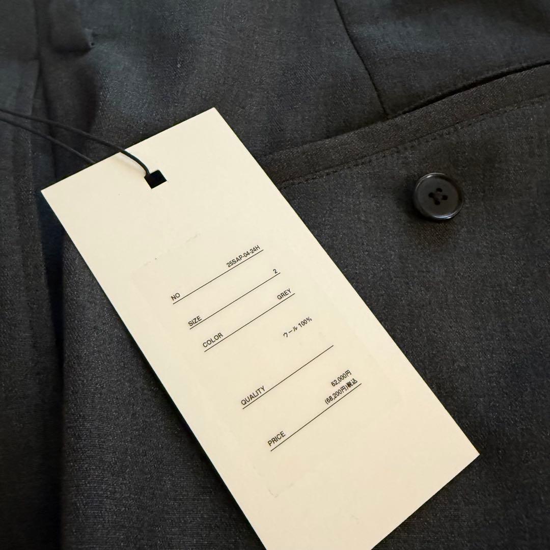 パンツ A.PRESSE 25SS Wool Gabardine Trousers 2