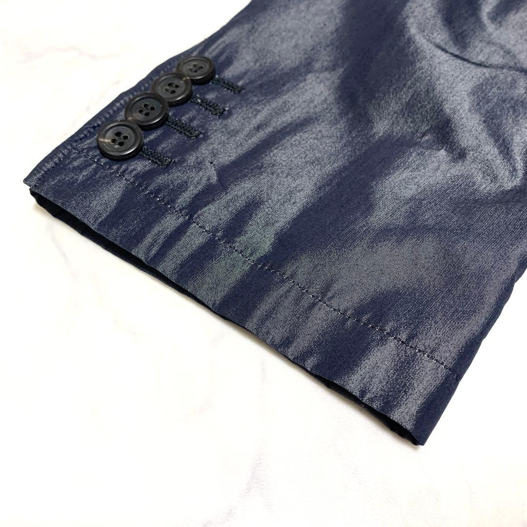 希少 ヴェルサーチ スーツ セットアップ メデューサ ブルー 48 光沢感