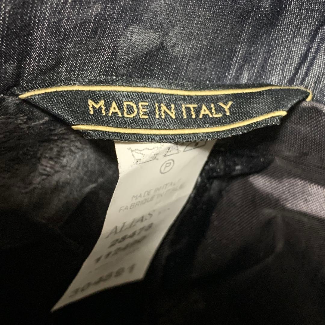 希少 ヴェルサーチ スーツ セットアップ メデューサ ブルー 48 光沢感