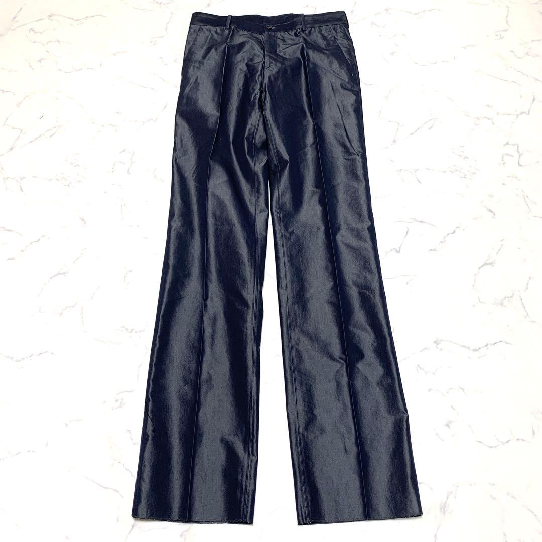 希少 ヴェルサーチ スーツ セットアップ メデューサ ブルー 48 光沢感