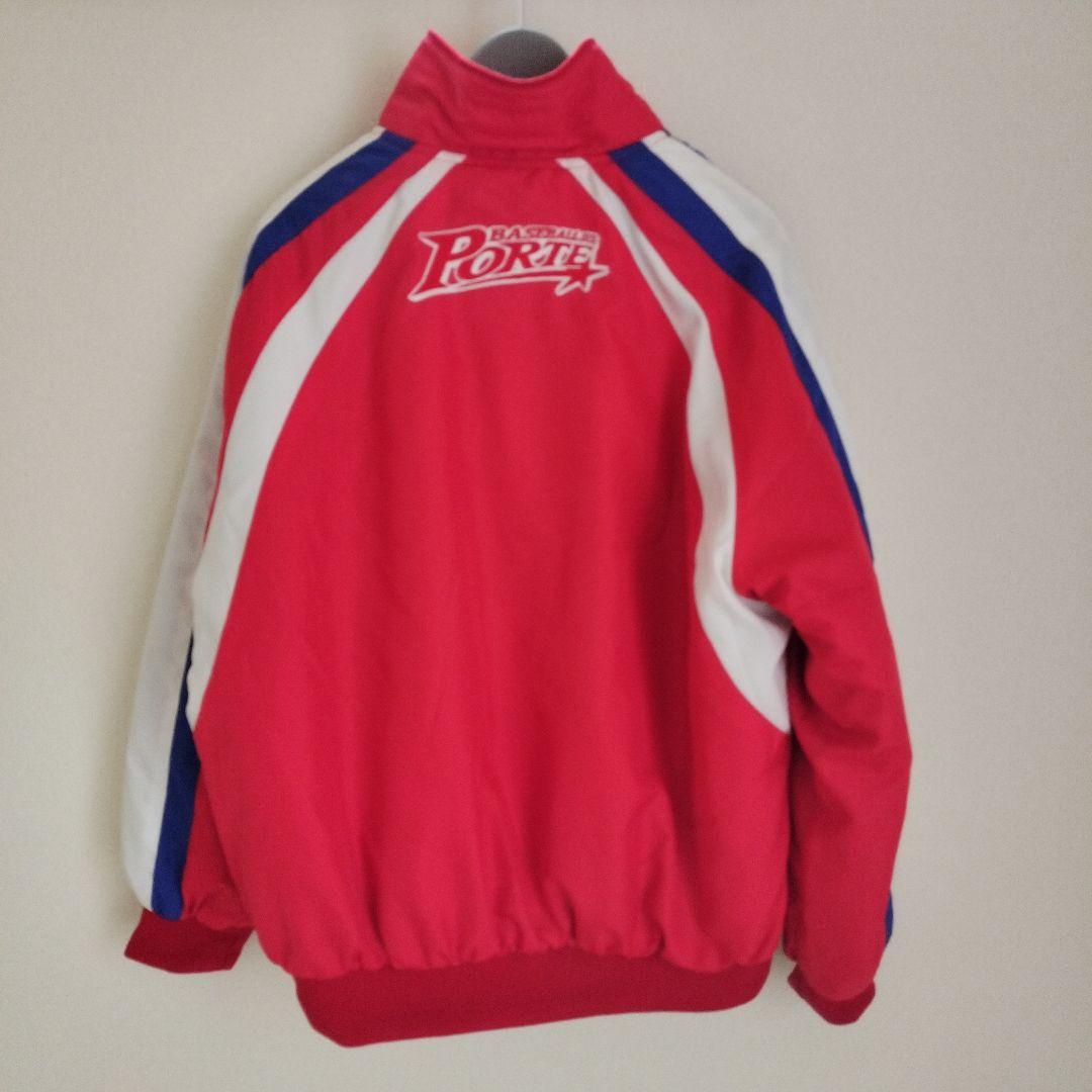 Porte ポルテ野球ジャケット 赤130 ジャンパー　グランドコート