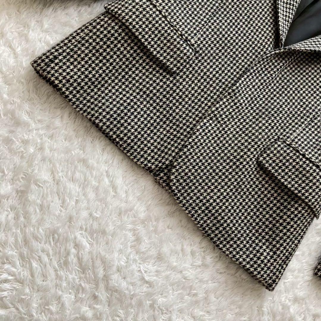 トリココムデギャルソン　千鳥格子柄 テーラード ジャケット ヴィンテージ