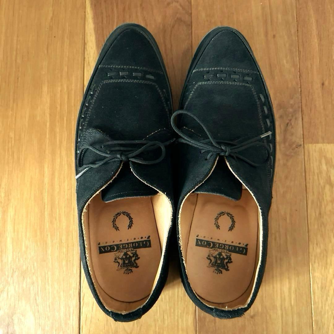 り*ー様 希少！ジョージコックス×フレッドペリー ラバーソール スエード 黒 U