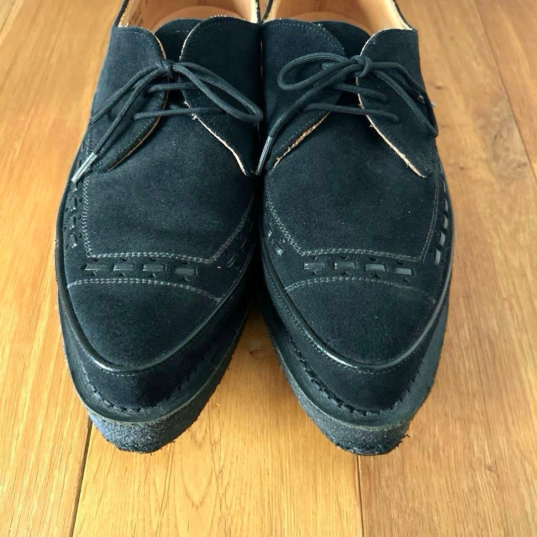 り*ー様 希少！ジョージコックス×フレッドペリー ラバーソール スエード 黒 U