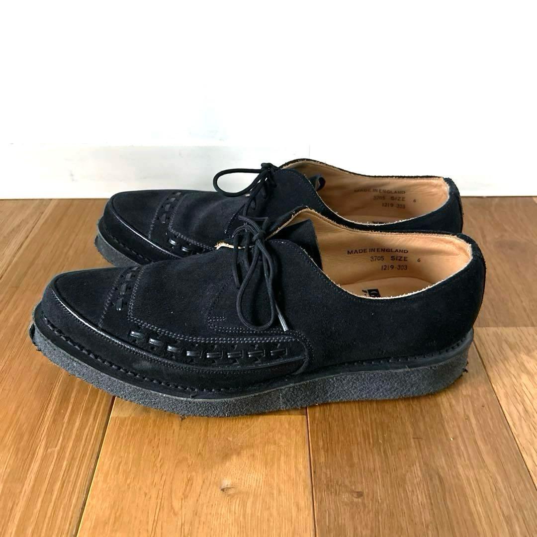 り*ー様 希少！ジョージコックス×フレッドペリー ラバーソール スエード 黒 U