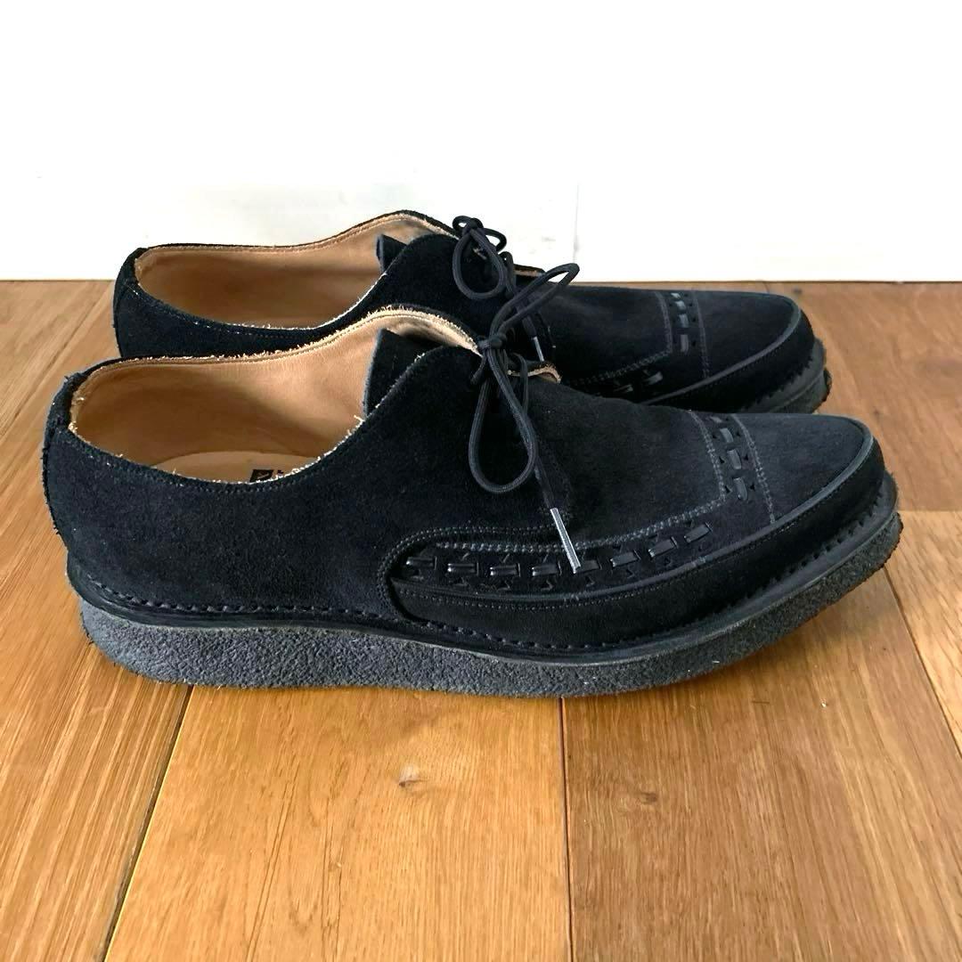 り*ー様 希少！ジョージコックス×フレッドペリー ラバーソール スエード 黒 U